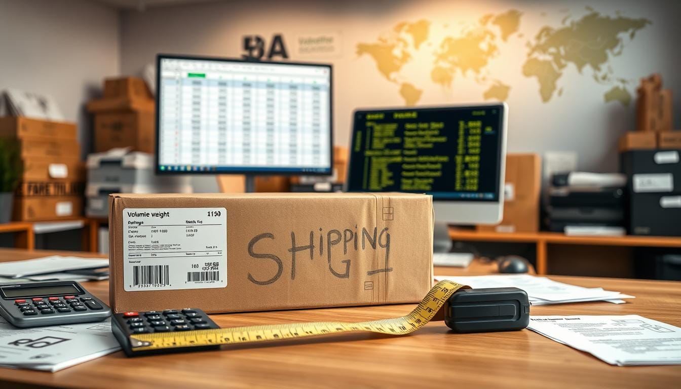 how to calculate volumetric weight in shipping