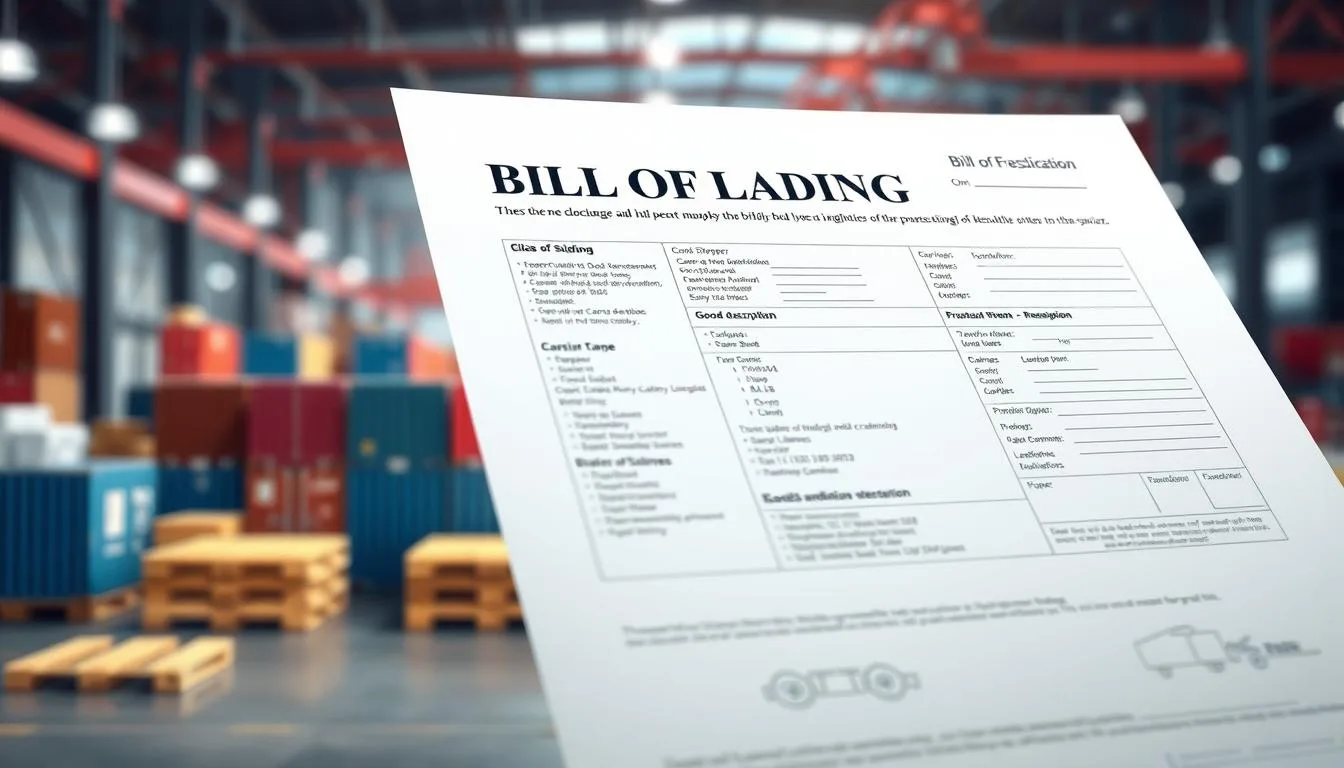 what is a bill of lading